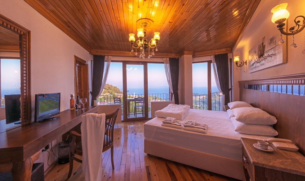Hotel Assos Kayalar Terrace Sazlı Esterno foto