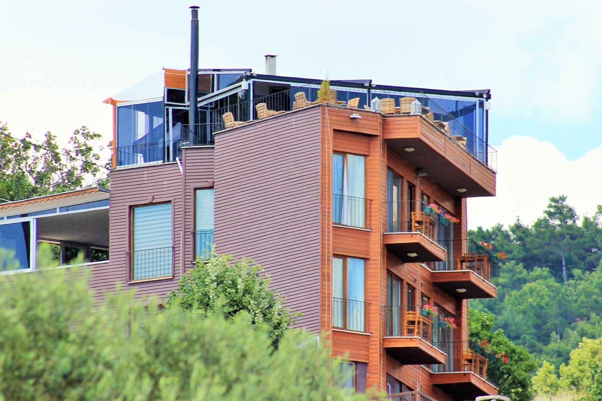 Hotel Assos Kayalar Terrace Sazlı Esterno foto
